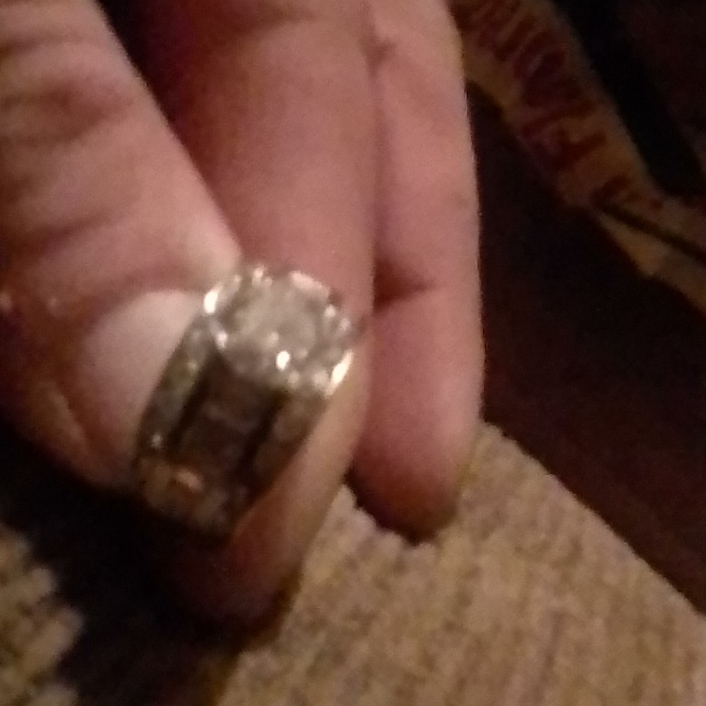 Silver 925 DBJ Wedding Ring Size 9.